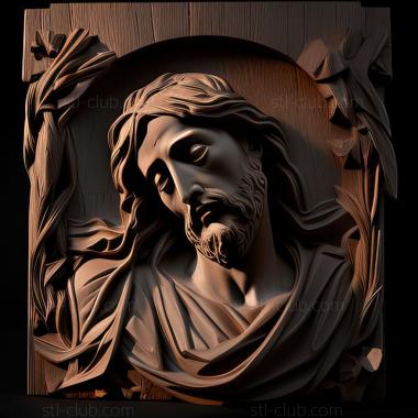 3D model st jesus (STL)